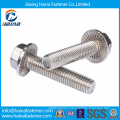 In Stock DIN6921 Stainless Steel Serrated Hexagon Flange Bolt